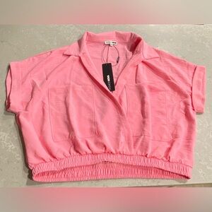 Pink Crop Top Size L